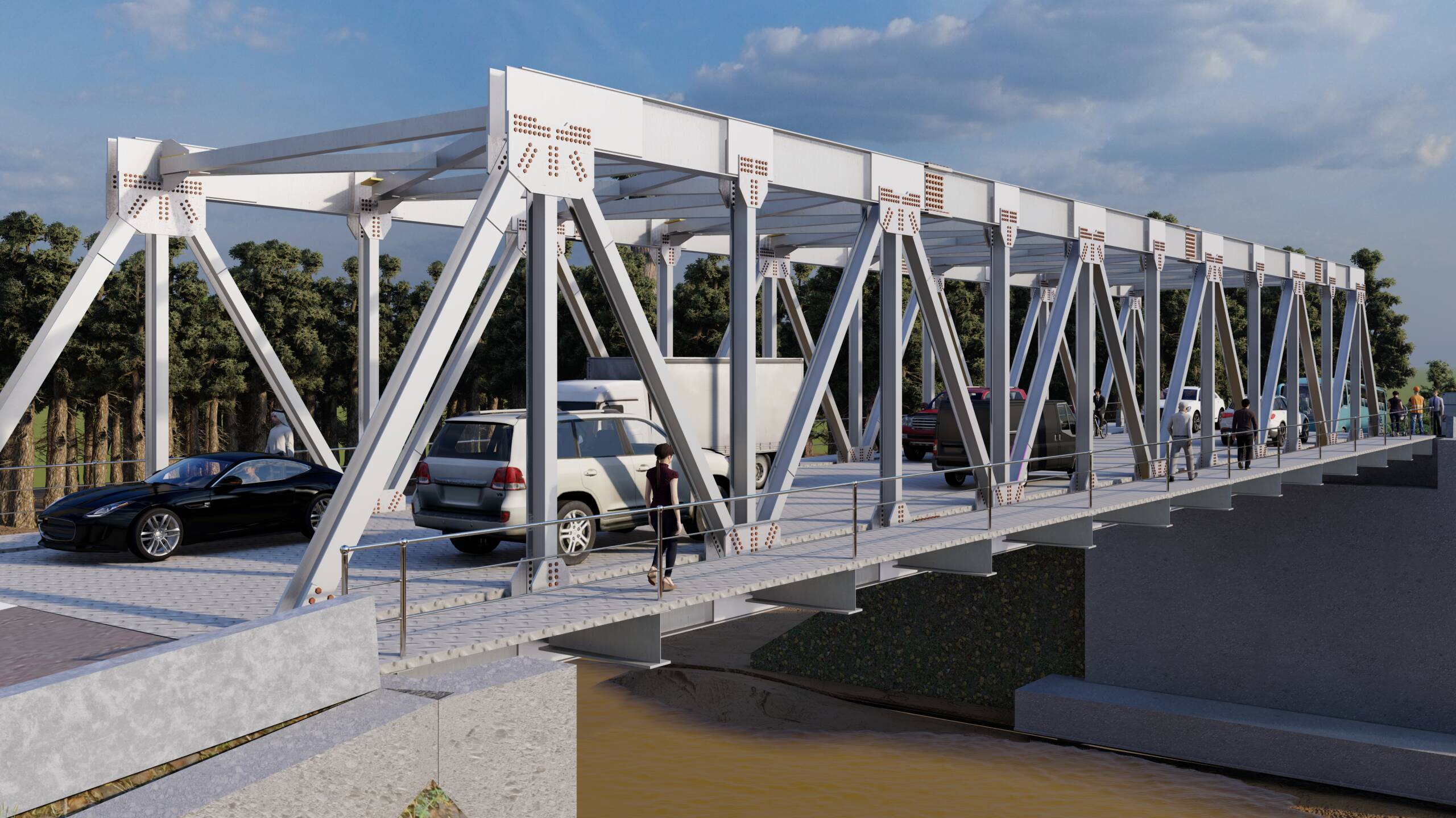 Steel Bridge, Swadesh Properties, Purbachal